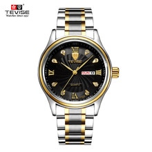 ⌚️ TEVISE Luxury Week Day Date Watch Men 2018 Waterproof Fashion Quartz  Stainless Steel Wrist Watches for Men relogio masculino ⌚️
